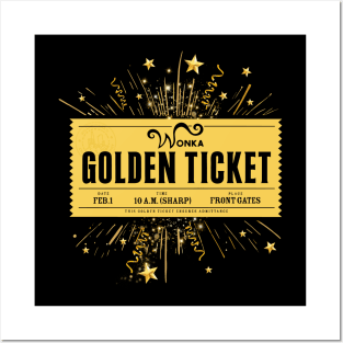 Golden ticket Posters and Art